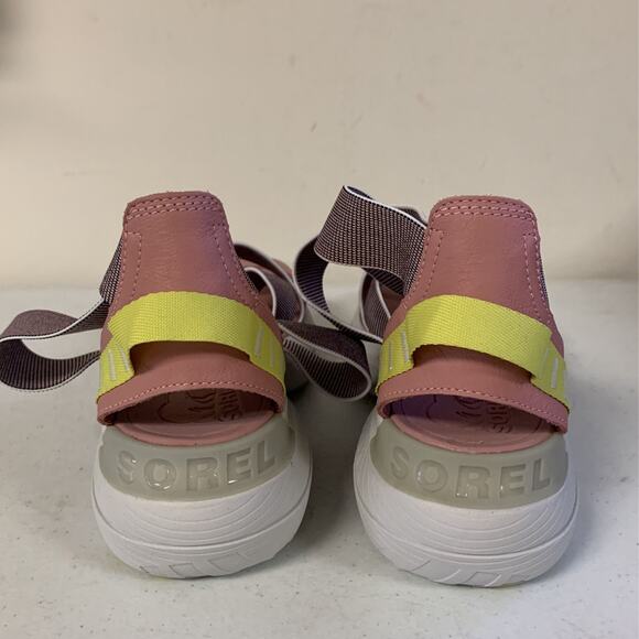 SOREL Women's SIZE 10 Explorer Blitz Multi Strap Sandal, Eraser Pink - Picture 4 of 6